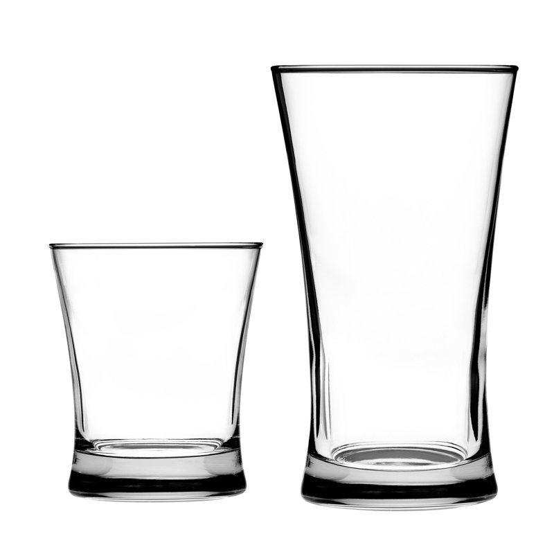 Anchor Hocking Linden 16Piece Assorted Glassware Set & Reviews Wayfair